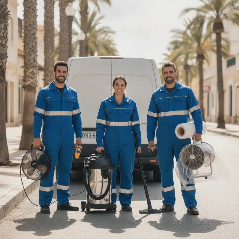 Restauración de Daños Por Agua equipo en Benalmadena
